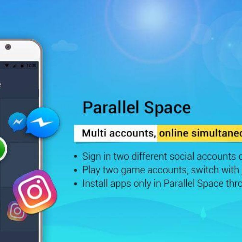 Parallel Space – Multiple acco